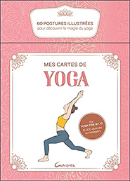 illustration de livre Mes cartes de yoga