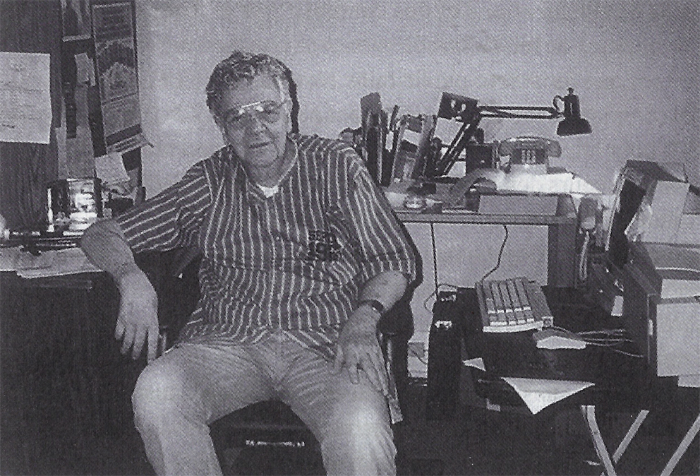 Dernière photo connue de J.P. Cahn peu de temps avant sa mort.