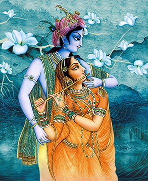 Radha et Krishna, passion infinie
