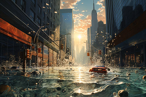 illustration de l'article New York sous les eaux ? - les brèves du 25/01/2024 